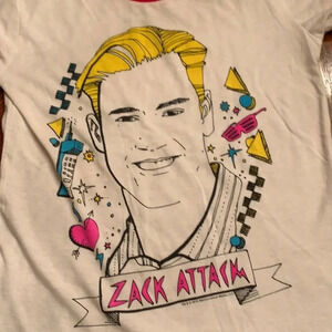 Zack Attack Save By The Bell Tee Shirt